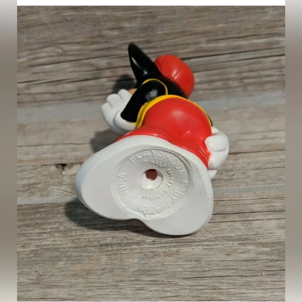 PlaySkool Mickey Mouse Baby Toy Squeezable Vintage Walt Disney 1982 CAKE TOPPER